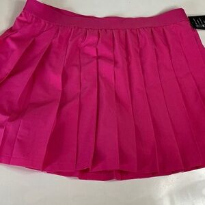 NWT Ideology hot pink pleated tennis skort size 1X